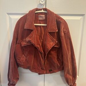 We The Free Sure Thing Corduroy Bomber Jacket
